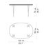 B611 Super-Elliptic Table / 135cm
